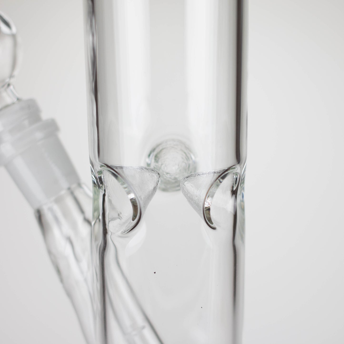 12" Clear Straight Tube Bong